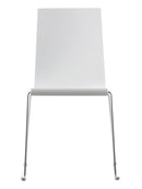 Florida Seating Technopolymer With Chromed Steel Tube Frame Chair - KUADRA-S