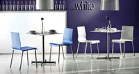 Florida Seating Technopolymer With Chromed Steel Tube Frame Chair - KUADRA-S