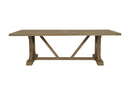 Sunset West Coastal Teak 94" Trestle Dining Table