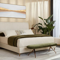 Sunpan Harris Bed Casablanca Cloud in Full / Queen / King