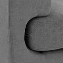 Sunpan Harmony Modular in Corner Chair - Danny Dark Grey