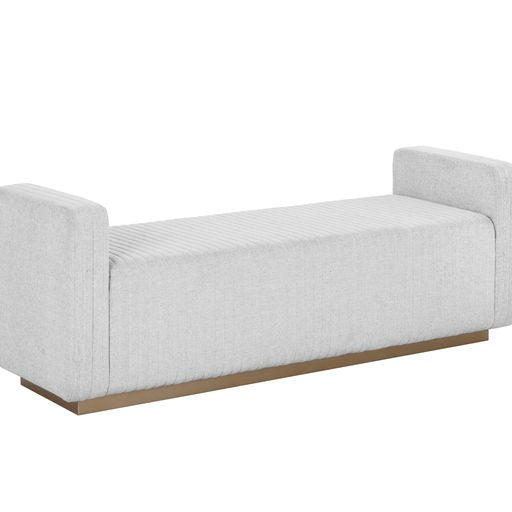 Sunpan Odette Bench - Ernst Silverstone / Maven Black