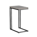Sunpan Sawyer End Table Antique Brass-White / Black-Grey