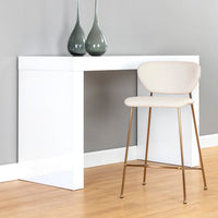 Sunpan Odesa Counter Stool Abbington Navy / Dillon Cream