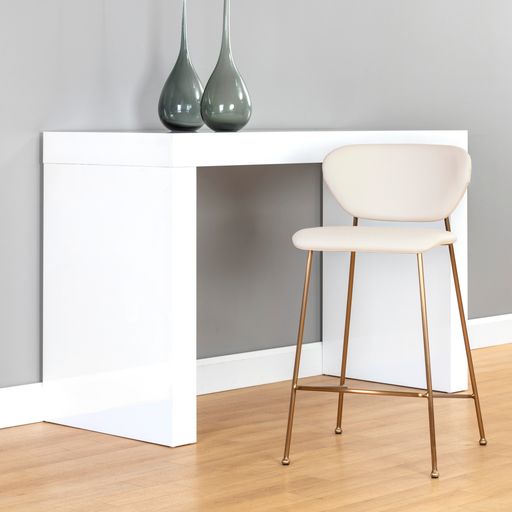 Sunpan Odesa Counter Stool Abbington Navy / Dillon Cream