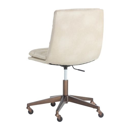 Sunpan Stinson Office Chair Bravo Black / Cognac / Cream