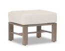 Sunset West Laguna Aluminum Ottoman with Cushion