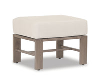 Sunset West Laguna Aluminum Ottoman with Cushion