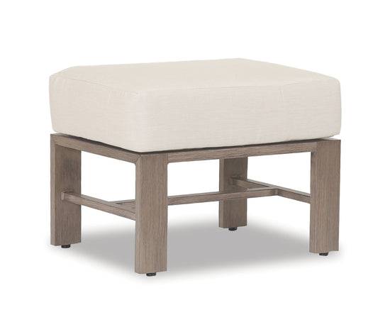 Sunset West Laguna Aluminum Ottoman with Cushion