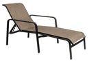 Woodard Landings Sling Adjustable Chaise Lounge - Stackable