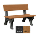 Polly Products Landmark Backed Bench