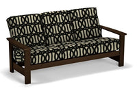 Telescope Casual Leeward Marine Grade Polymer Deep Cushion Three-Seat Sofa With Marine Grade Polymer Arms