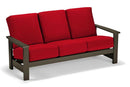 Telescope Casual Leeward Marine Grade Polymer Deep Cushion Three-Seat Sofa With Marine Grade Polymer Arms