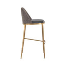 Sunpan Dover Barstool in Bravo Portabella-Sparrow Grey / Napa Stone-Polo Club Stone