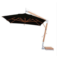 Bambrella Levante 3.0 x 4.0m (10 x 13) Rectangle Side Wind Bamboo Cantilever Umbrella