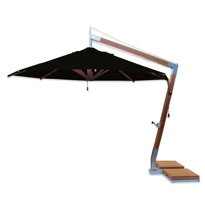 Bambrella Levante 3.5m Round Side Wind Bamboo Umbrella