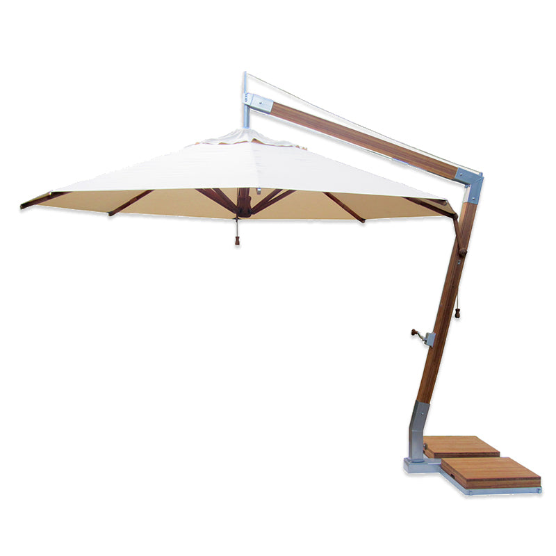 Bambrella Levante 3.5m Round Side Wind Bamboo Umbrella