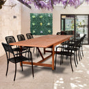 International Home Miami Amazonia Oosterdam 9 Piece Rectangular Patio Dining Set