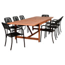 International Home Miami Amazonia Oosterdam 9 Piece Rectangular Patio Dining Set