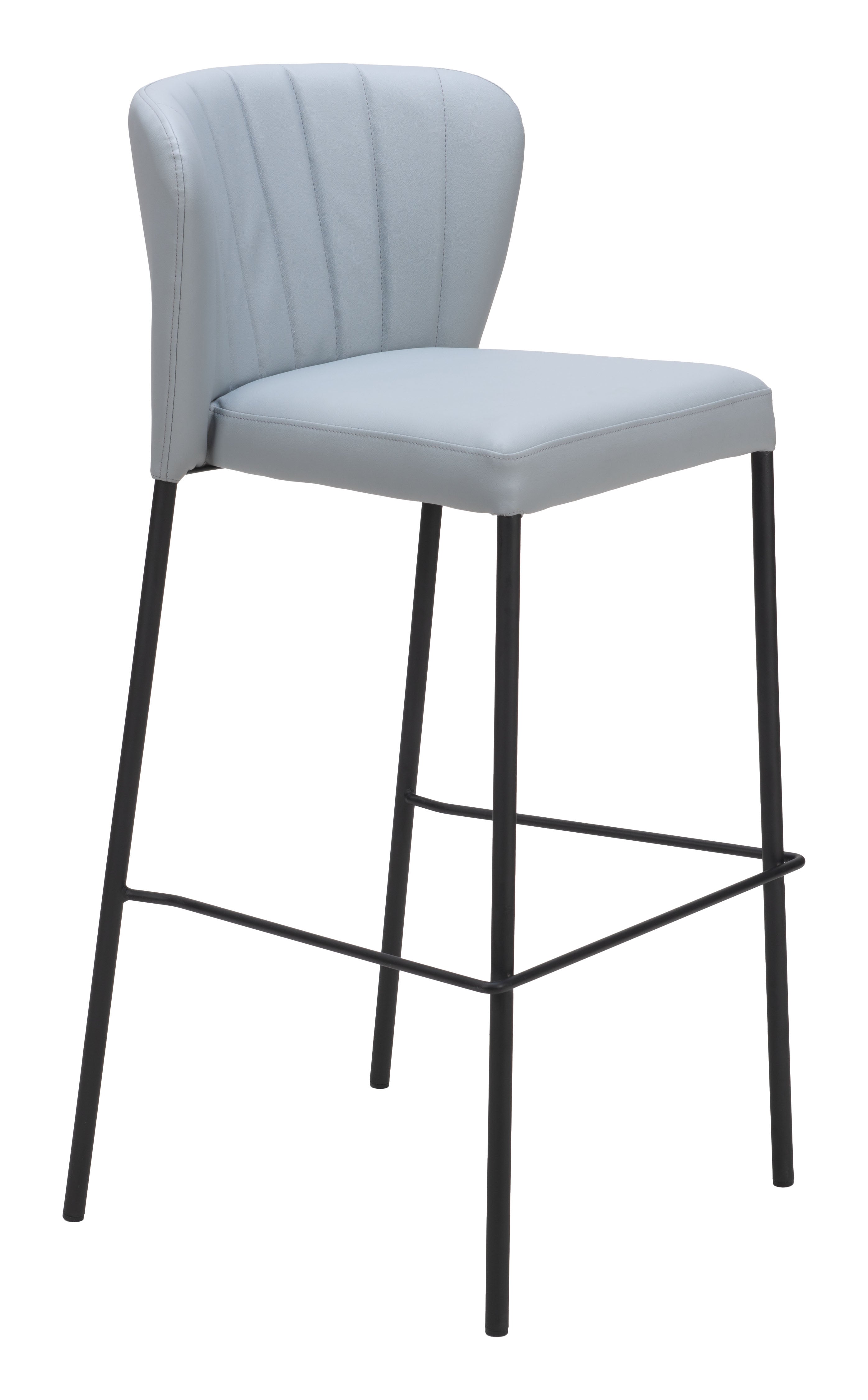 Zuo Modern Linz Barstool in Cream/Gray