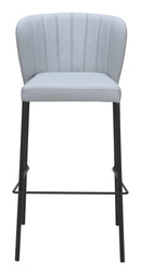 Zuo Modern Linz Barstool in Cream/Gray