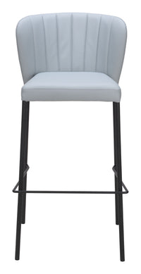 Zuo Modern Linz Barstool in Cream/Gray