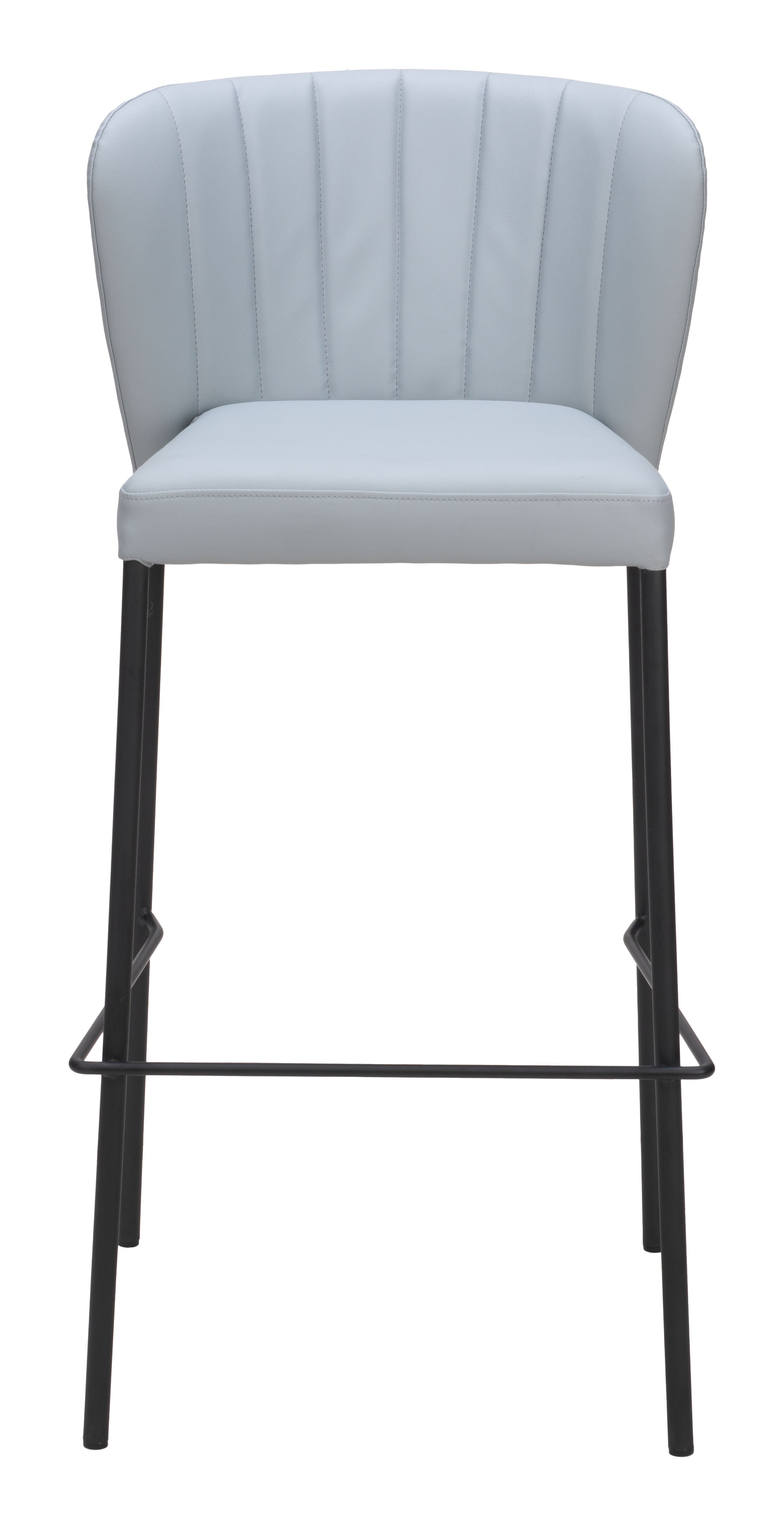 Zuo Modern Linz Barstool in Cream/Gray