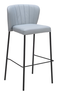 Zuo Modern Linz Barstool in Cream/Gray