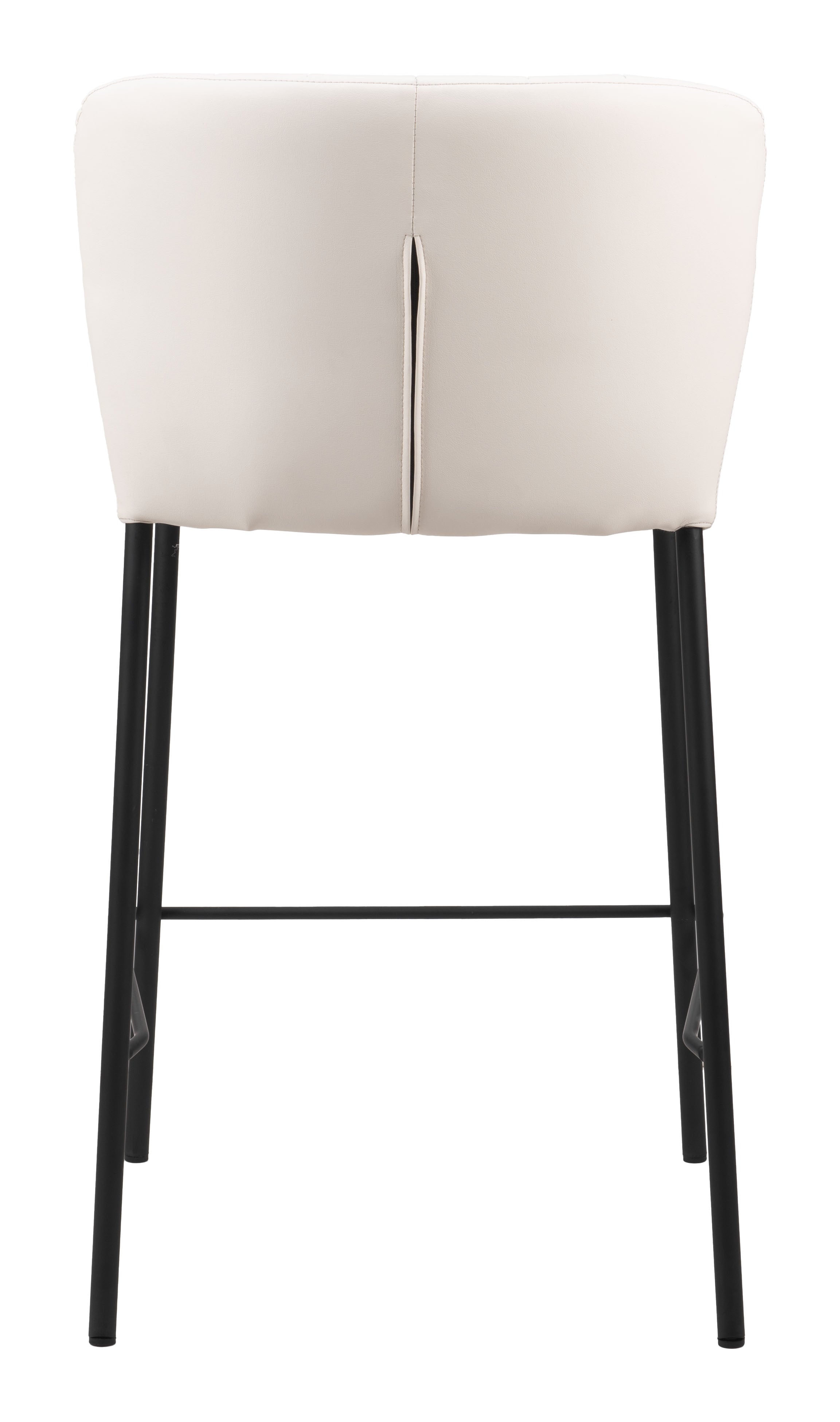 Zuo Modern Linz Counter Stool in Cream/Gray