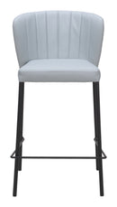 Zuo Modern Linz Counter Stool in Cream/Gray