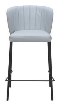 Zuo Modern Linz Counter Stool in Cream/Gray