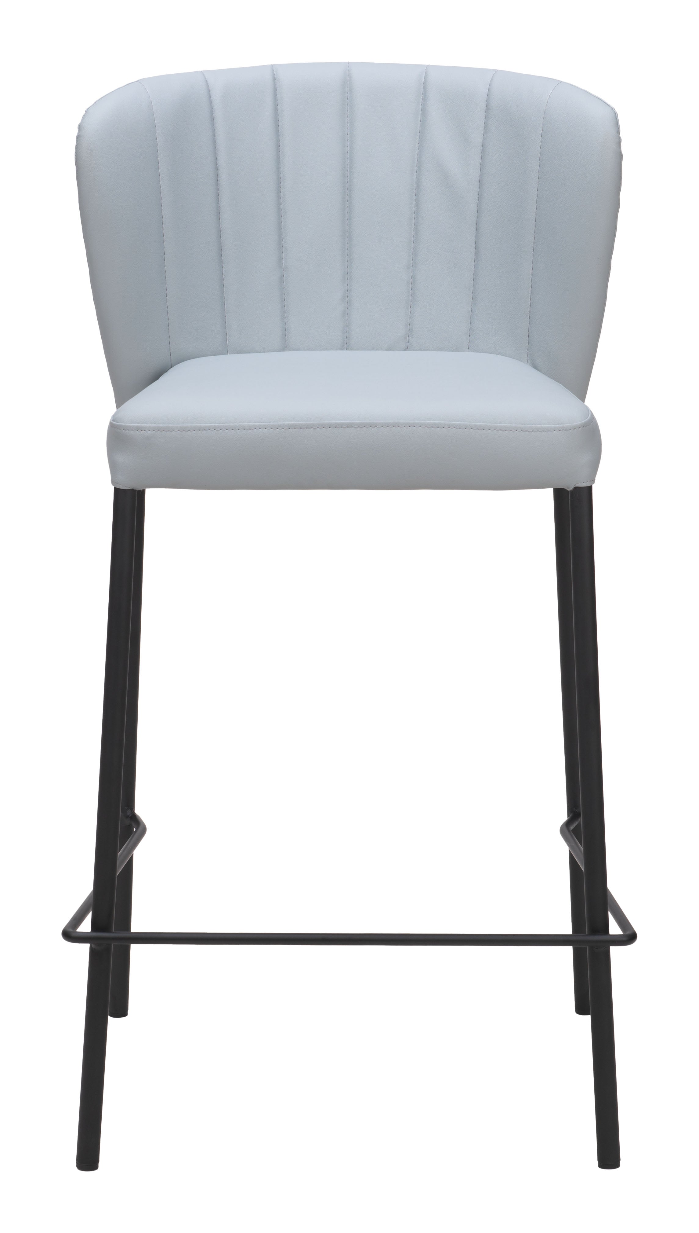 Zuo Modern Linz Counter Stool in Cream/Gray