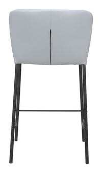Zuo Modern Linz Counter Stool in Cream/Gray
