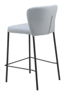 Zuo Modern Linz Counter Stool in Cream/Gray
