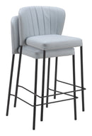 Zuo Modern Linz Counter Stool in Cream/Gray