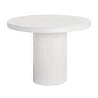 Sunpan Nicolette Dining Table White 40''/50''
