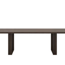 Sunpan Thanus Dining Table 94.5'' Brown Oak / Light Oak