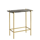 Sunpan Revell Console Table Base Black / Antique Gold