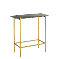 Sunpan Revell Console Table Base Black / Antique Gold