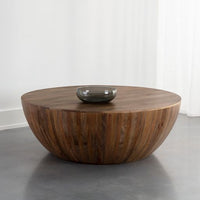 Sunpan Kinsley Coffee Table Small Dark Brown / Grey / Natural
