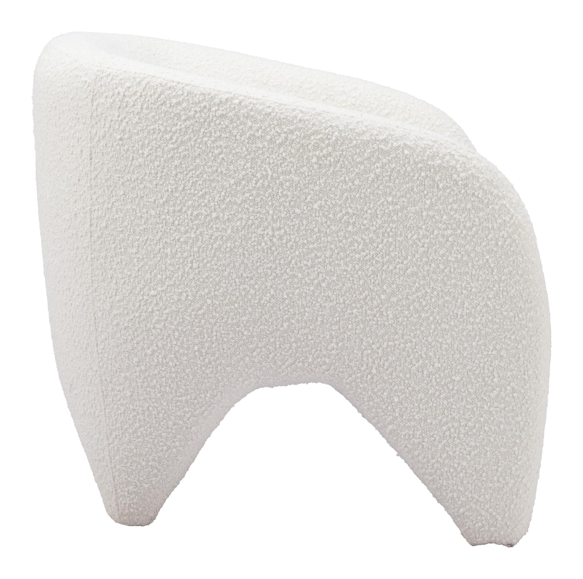 Zuo Modern Lopta Accent Chair in White