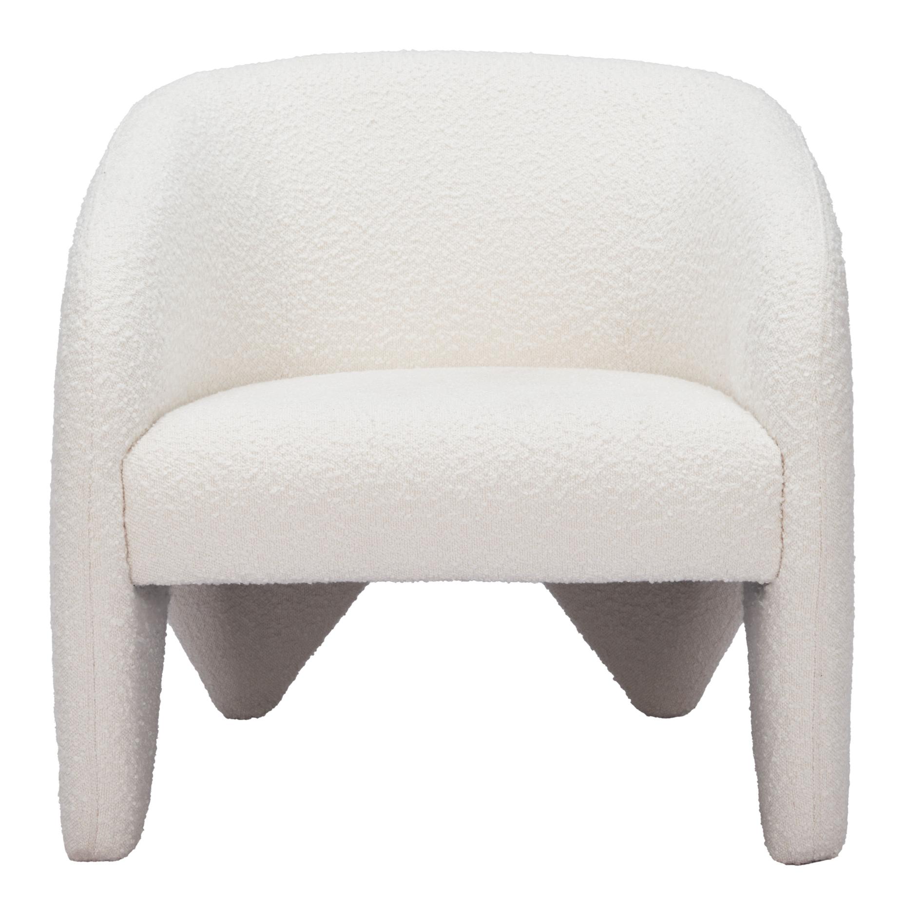 Zuo Modern Lopta Accent Chair in White