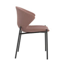Sunpan Eric Dining Chair in Nono Dark Green / Nono Tapenade Gold - Set of Two