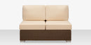 DecoScapes Lucaya Armless Loveseat With Standard Cushion