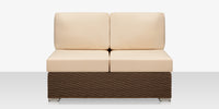 DecoScapes Lucaya Armless Loveseat With Standard Cushion