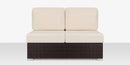 DecoScapes Lucaya Armless Loveseat With Standard Cushion