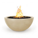 The Outdoor Plus Luna 38" Concrete Fire Pit - Match Lit