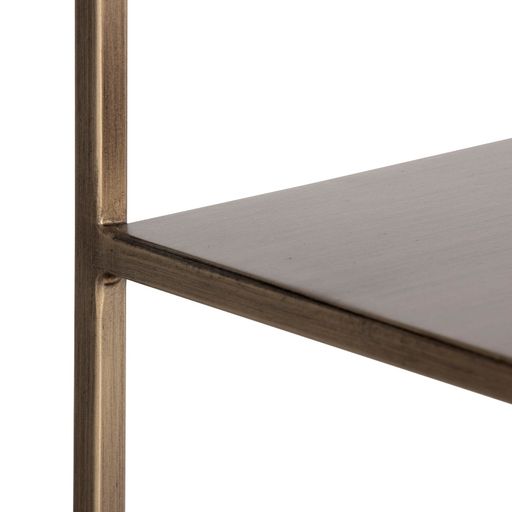 Sunpan Eiffel Low Bookcase Antique Brass in Small / Medium / Large