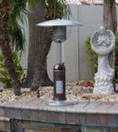AZ Patio Heaters Tabletop Patio Heater in Stainless Steel / Stainless Steel/Hammered Bronze