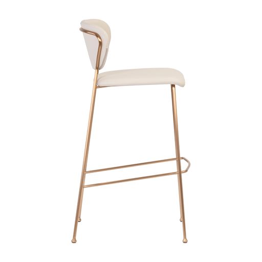 Sunpan Odesa Barstool - Dillon Cream
